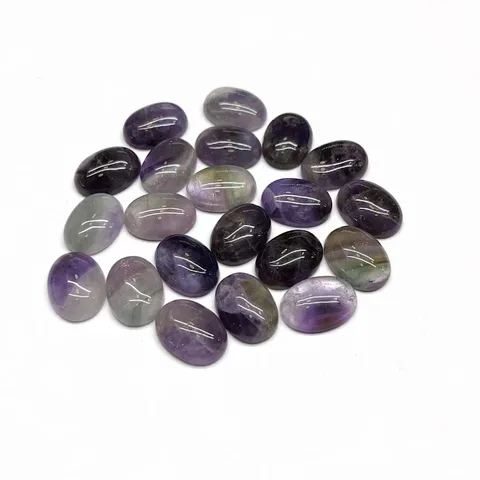 5 PCS/Package 13 * 18mm 15 * 20mm 6*8mm Natural Stone Crystal Natural Stone Amethyst  Crystal Polished Pendant Stone