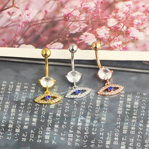 1 Piece Belly Rings IG Style Cool Style Geometric 316 Stainless Steel  Plating Zircon