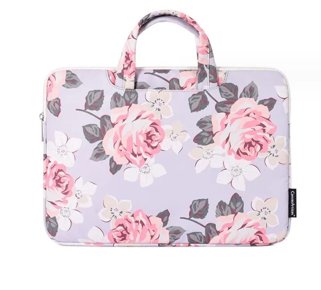 Women's Streetwear Flower Polyester Waterproof Briefcases