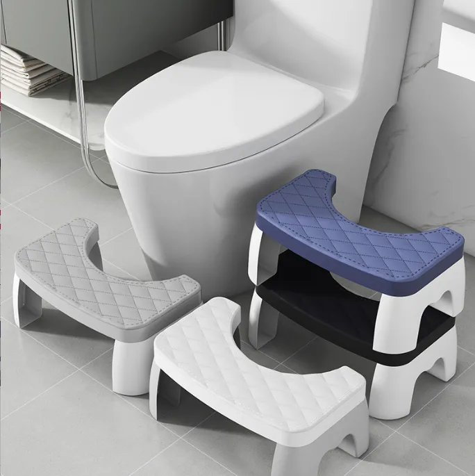 Toilet Stool Thickened Household Bathroom Non-slip Stool Footstool Children Elderly Toilet Stool Bathroom Foot