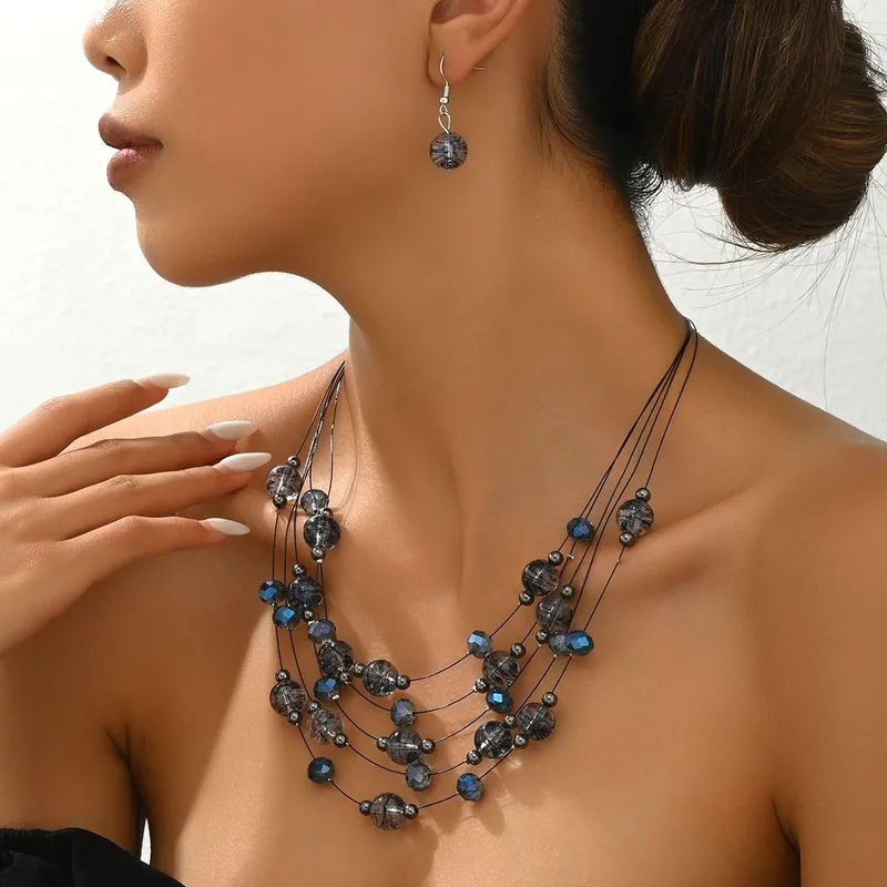 Bohemian Round Alloy Polyester Women's Jewelry Set