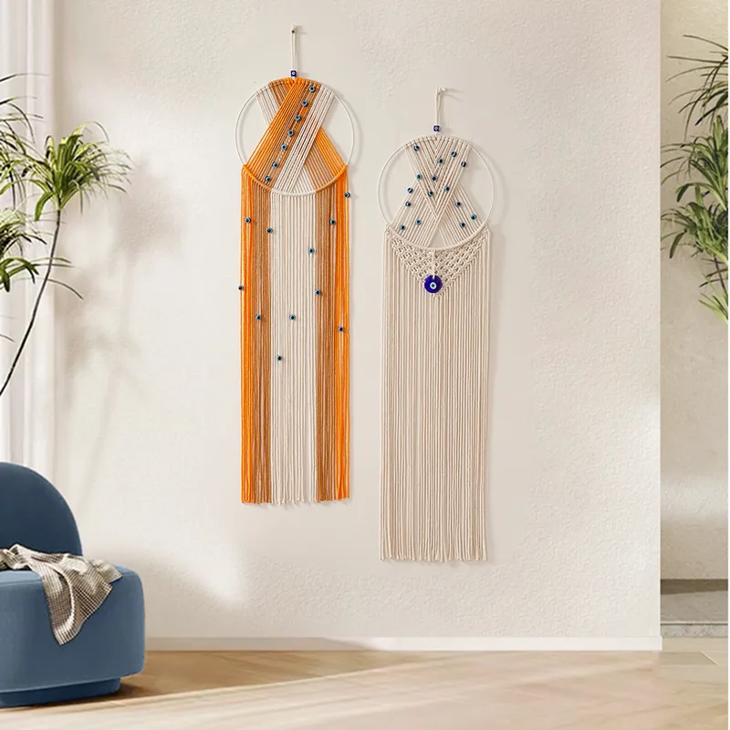 Retro Classic Style Eye Cotton Pendant Dreamcatcher Wall Art