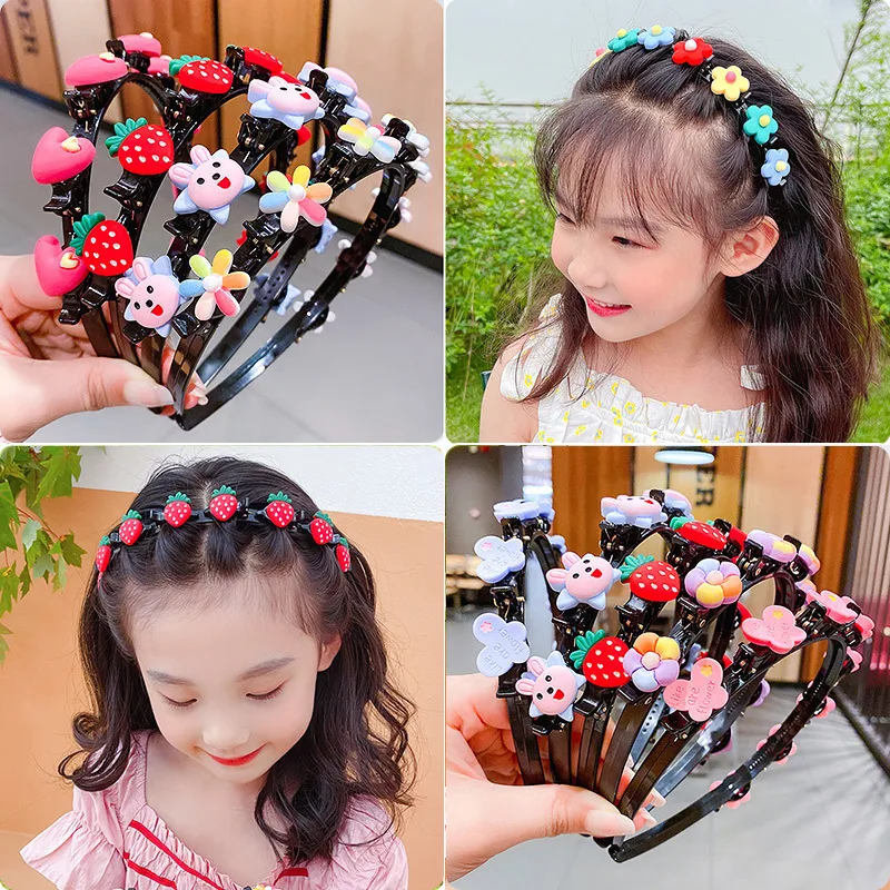 Girl'S Princess Flower Plastic Hair Band