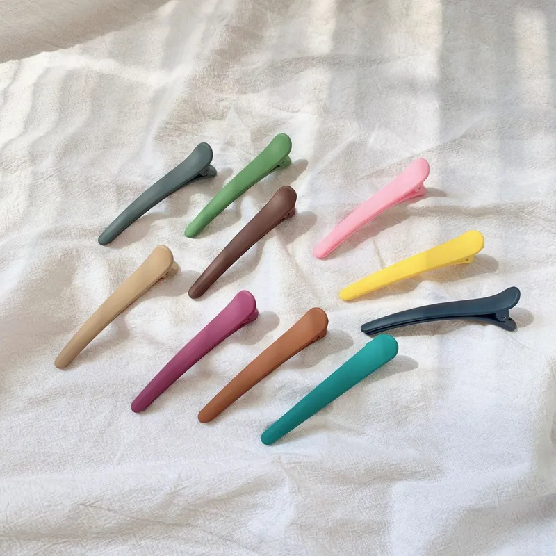 Wind Frosted Duckbill Clip Side Clip Bangs Clip Makeup Hairpin Seamless Hairpin Korean Hair Accessories Hairpin Wholesale