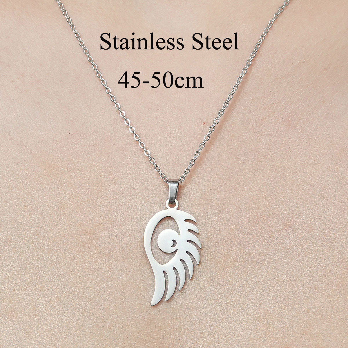 201 Stainless Steel Simple Style Polishing Plating Star Moon Mushroom Pendant Necklace display picture 22