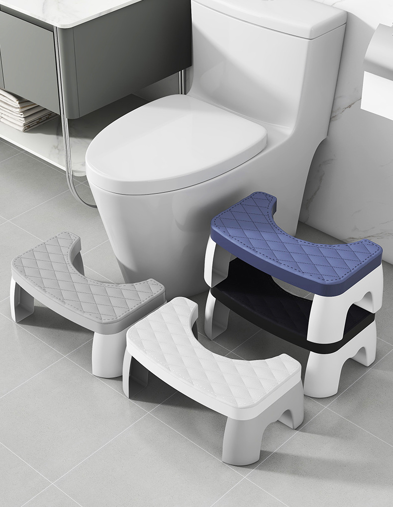 Toilet Stool Thickened Household Bathroom Non-slip Stool Footstool Children Elderly Toilet Stool Bathroom Foot display picture 8