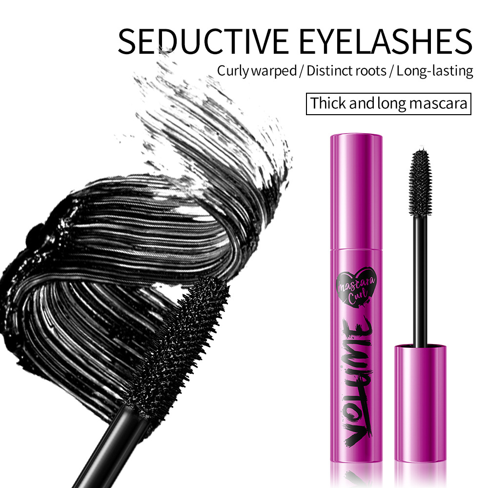 Shedoes  Hot Mascara Waterproof Sweat-proof Natural Long-lasting Thick Long Non-blooming  Direct Sales display picture 3