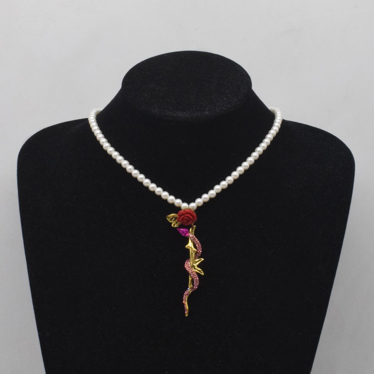 Classic Style Flower Alloy Wholesale Pendant Necklace display picture 4