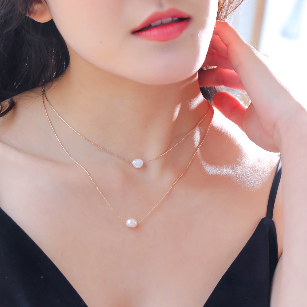 Elegant Luxurious Queen Pearl Alloy Freshwater Pearl Wholesale Layered Necklaces display picture 1