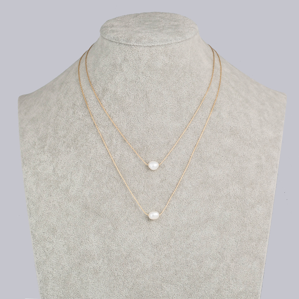 Elegant Luxurious Queen Pearl Alloy Freshwater Pearl Wholesale Layered Necklaces display picture 8