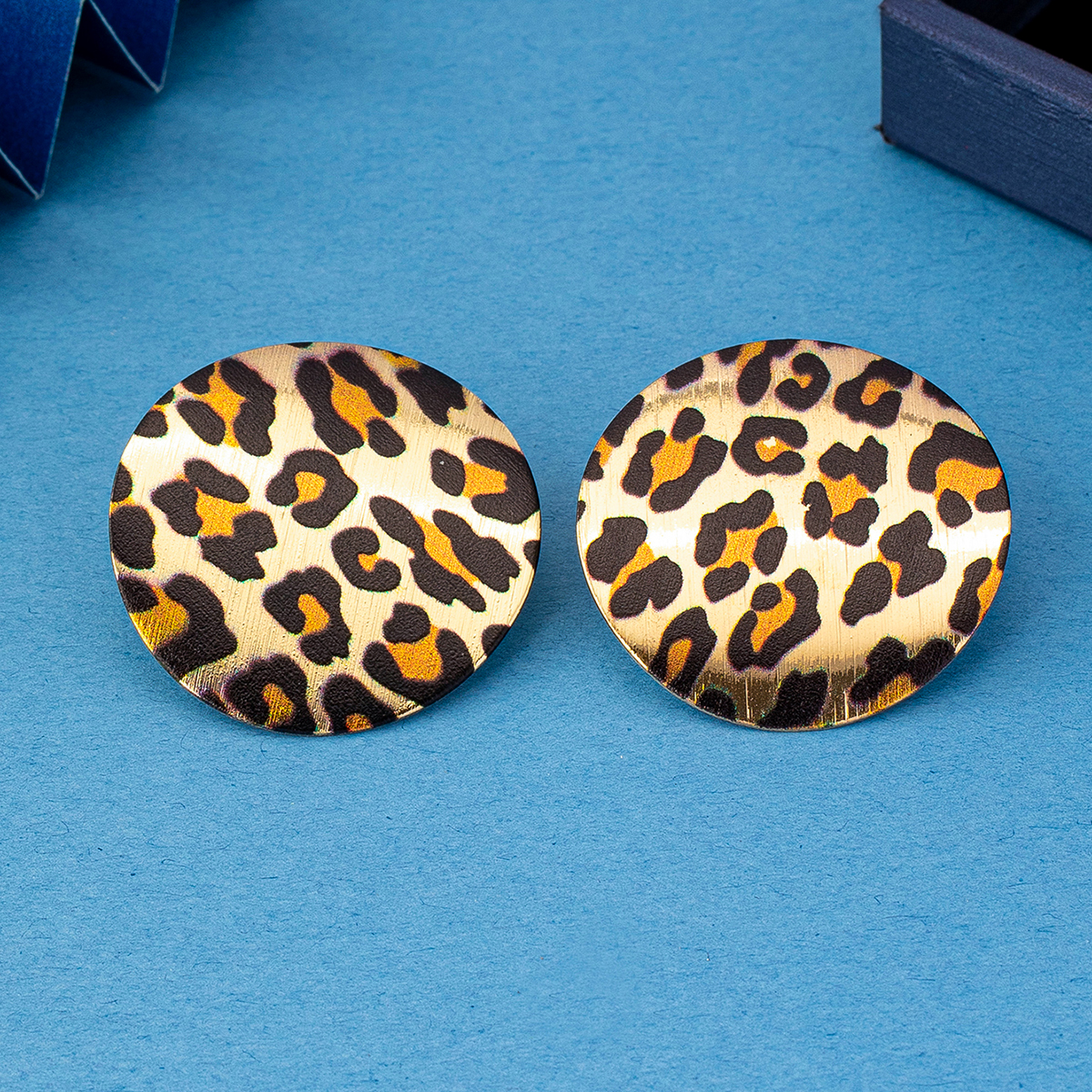 1 Pair IG Style Retro Classic Style Leopard Alloy Ear Studs display picture 6