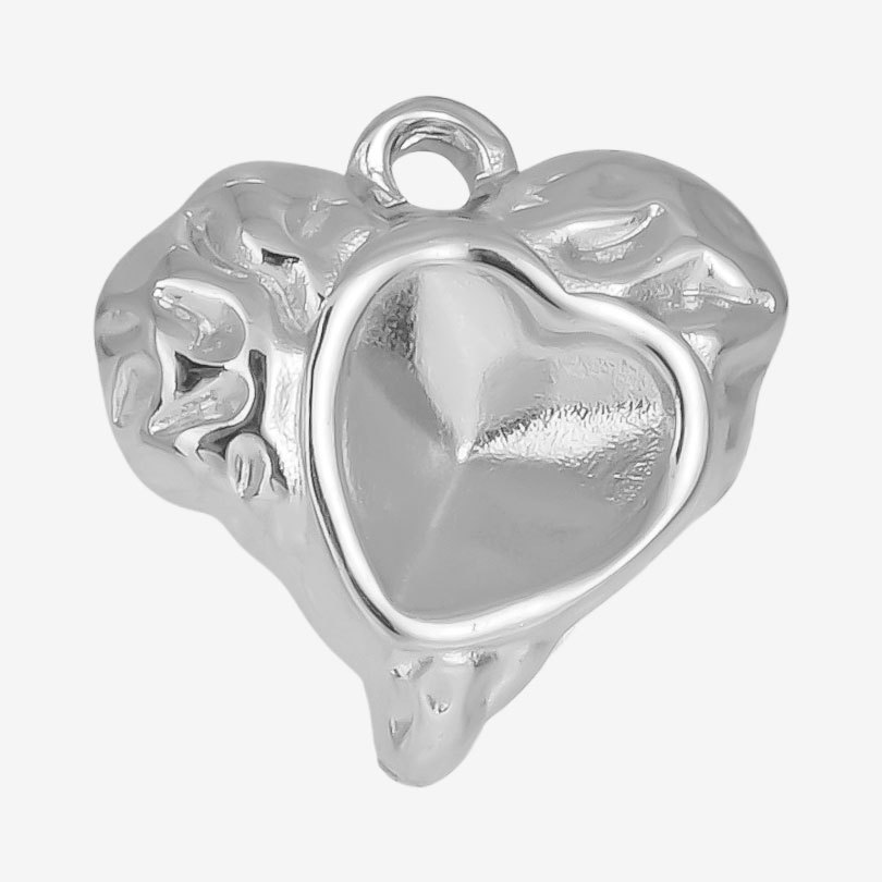 1 Piece 16 * 16mm 304 Stainless Steel 18K Gold Plated Heart Shape Pendant Jewelry Accessories display picture 10