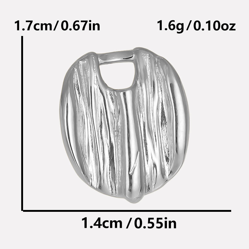 1 Piece 17*14mm 304 Stainless Steel 18K Gold Plated Geometric Pendant Jewelry Accessories display picture 10