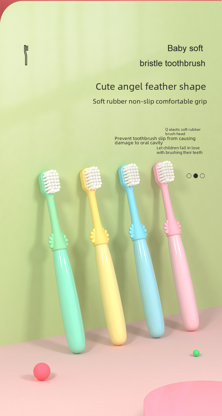 Mikolife Children's Soft Hair Toothbrush Wholesale Eight Pack Care Gum Cleaning Teeth Cartoon Barrel display picture 10