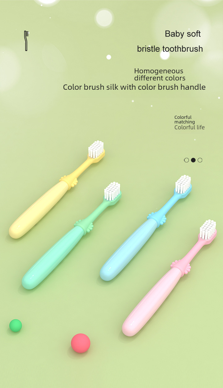 Mikolife Children's Soft Hair Toothbrush Wholesale Eight Pack Care Gum Cleaning Teeth Cartoon Barrel display picture 13