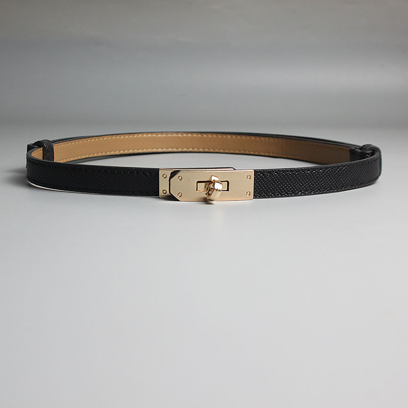 Direct Batch Double-sided Adjustable Elastic Buckle Ladies Thin Belt Kelly Belt Dress  Summer New display picture 5