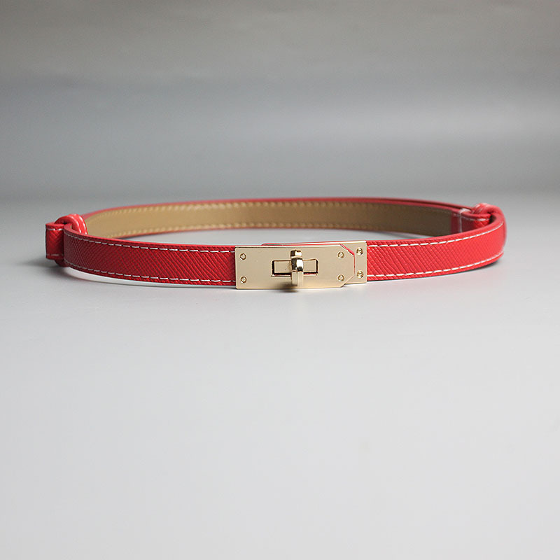 Direct Batch Double-sided Adjustable Elastic Buckle Ladies Thin Belt Kelly Belt Dress  Summer New display picture 7