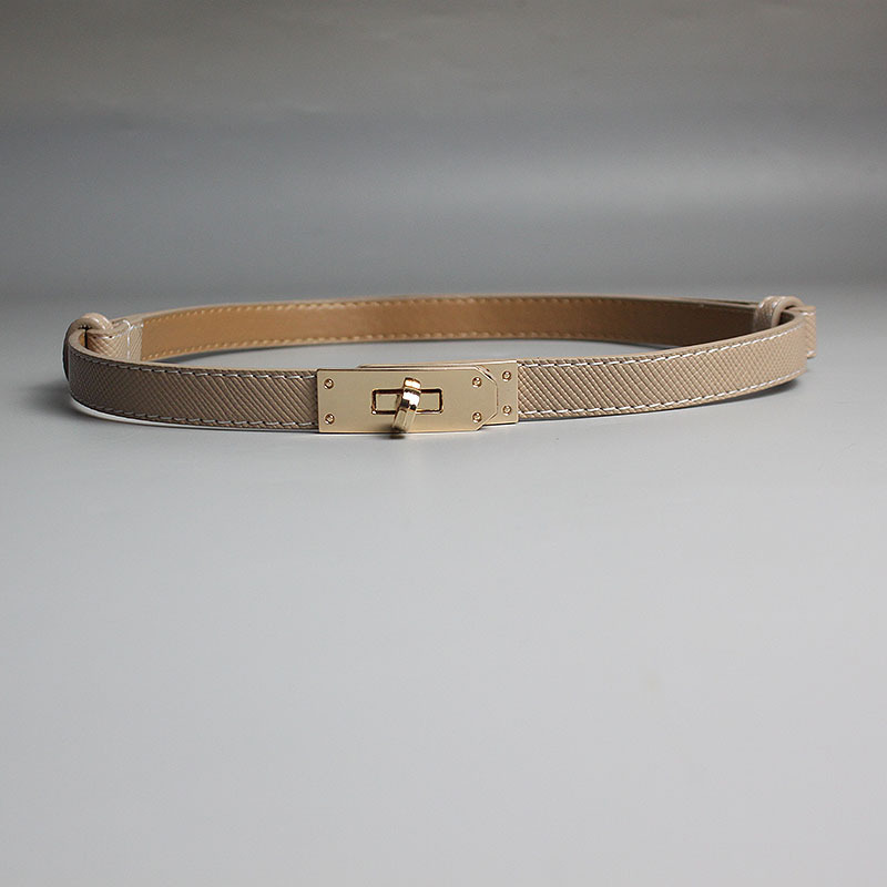 Direct Batch Double-sided Adjustable Elastic Buckle Ladies Thin Belt Kelly Belt Dress  Summer New display picture 8