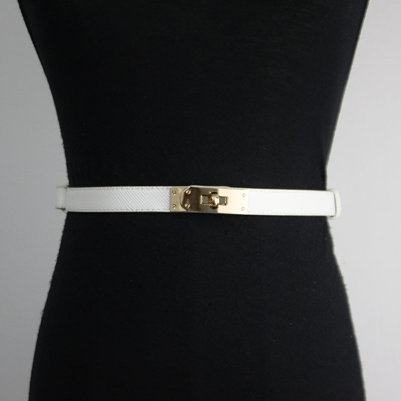 Direct Batch Double-sided Adjustable Elastic Buckle Ladies Thin Belt Kelly Belt Dress  Summer New display picture 10