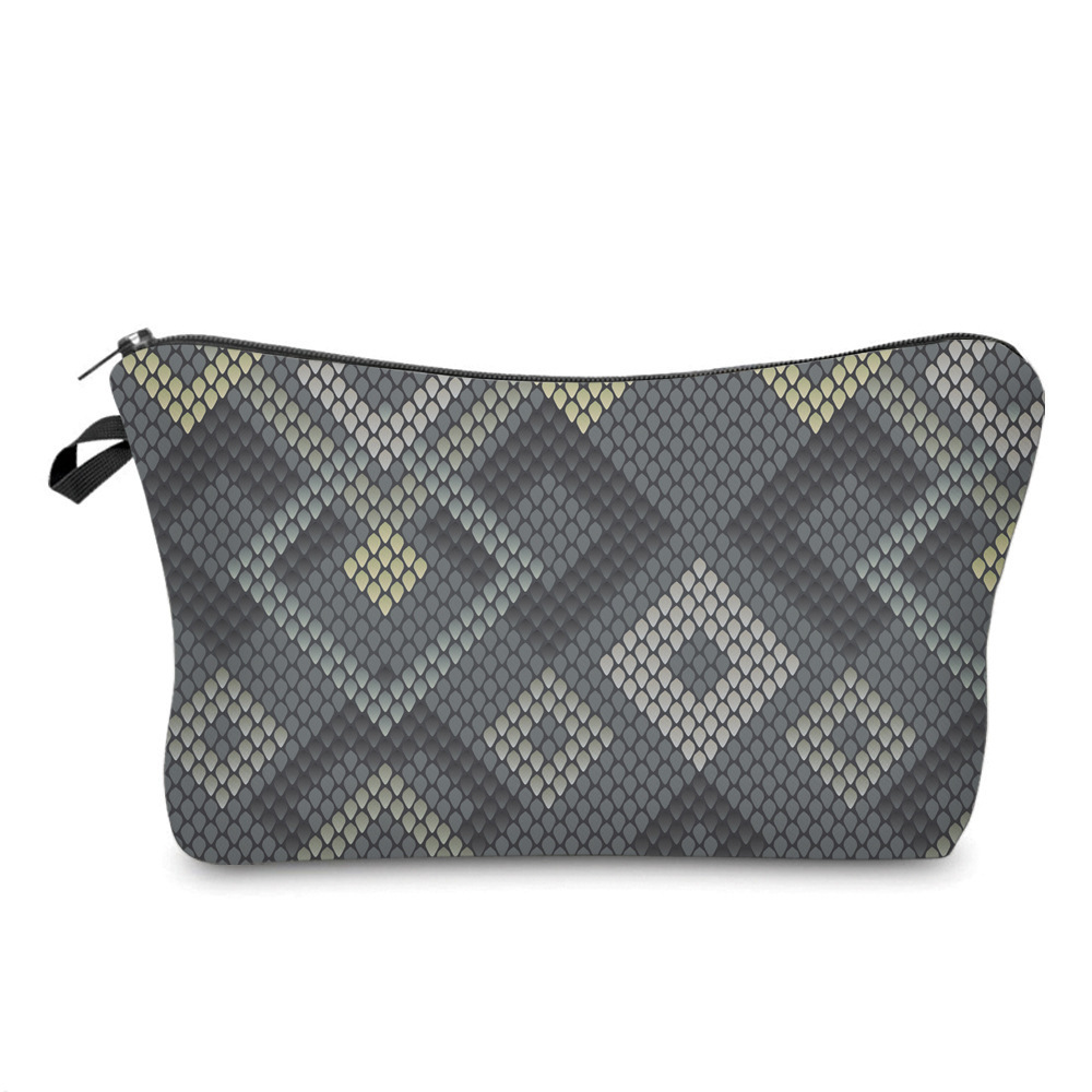 New  Style Tiger Pattern Animal Pattern Cosmetic Bag  Crocodile Pattern Storage Bag Leopard Print Wash Bag Wholesale display picture 4