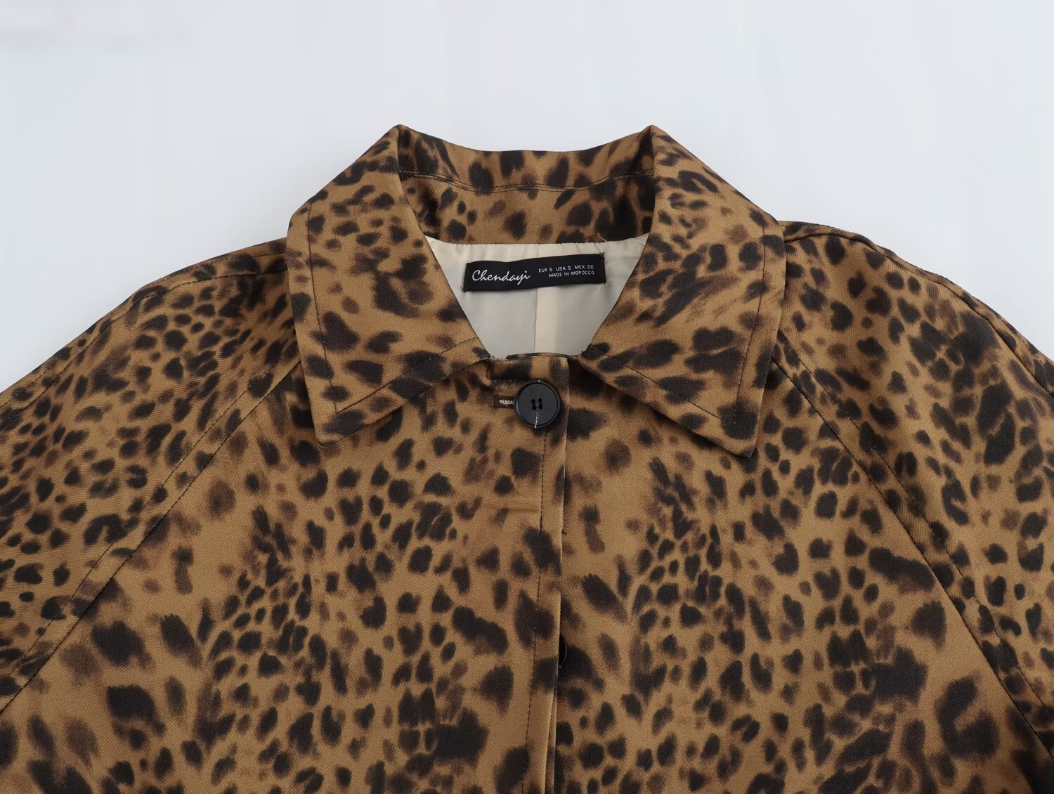 Women's Clothing Wholesale   Women's Animal Print Street Fashion Windbreaker Coat Summer Printing New Products Across display picture 5