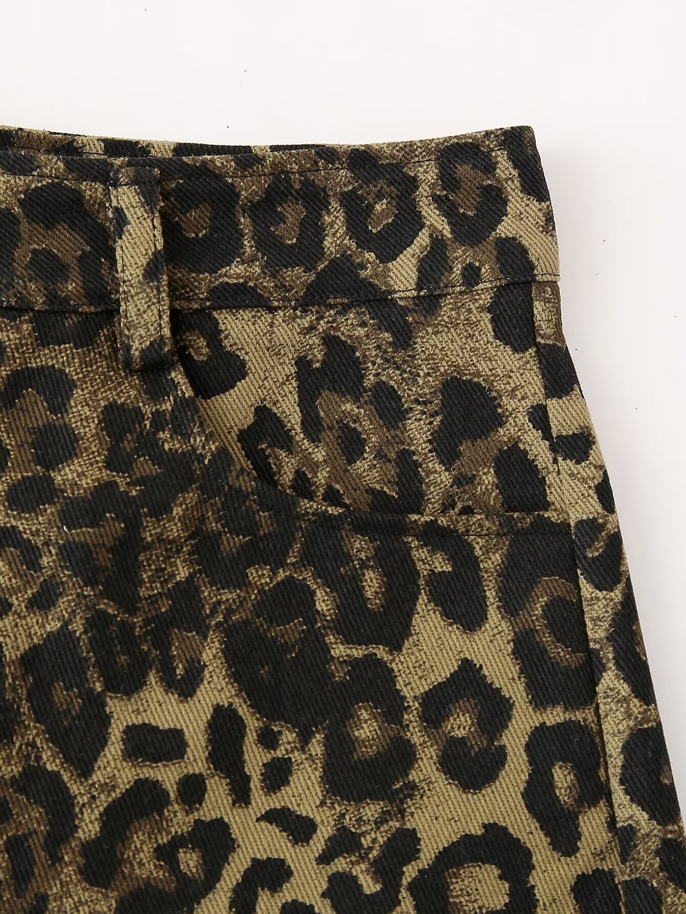 Spring New   Women's Clothing Street Fashion Casual Animal Print  Shorts W028 6165 display picture 4