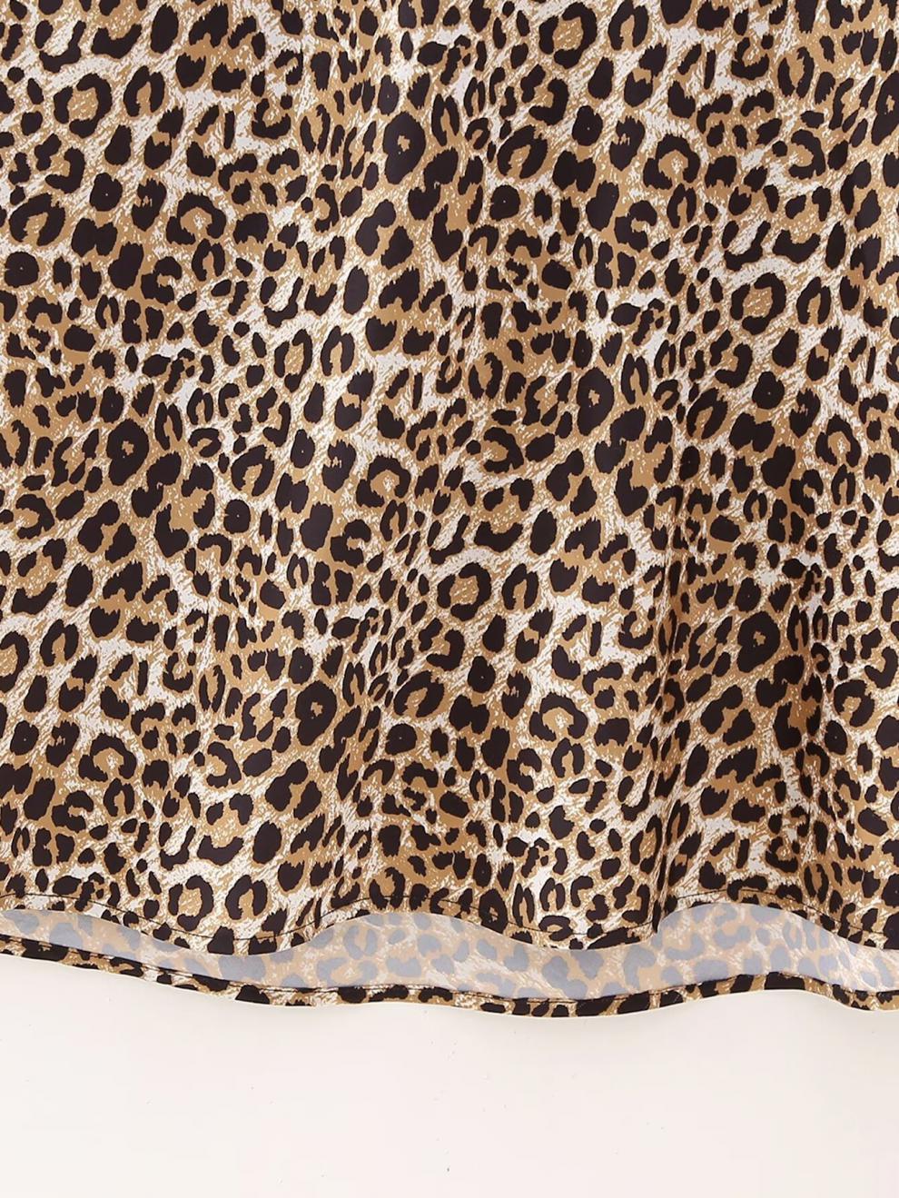 Spring New Women's Clothing  Style Fashion Animal Print Silk Satin Texture Skirt 73855 display picture 20