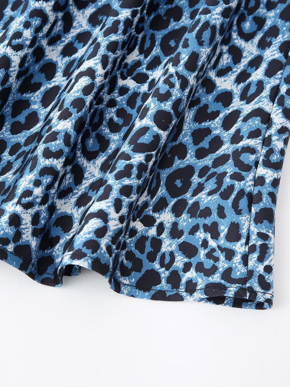 Spring New Women's Clothing  Style Fashion Animal Print Silk Satin Texture Skirt 73855 display picture 24