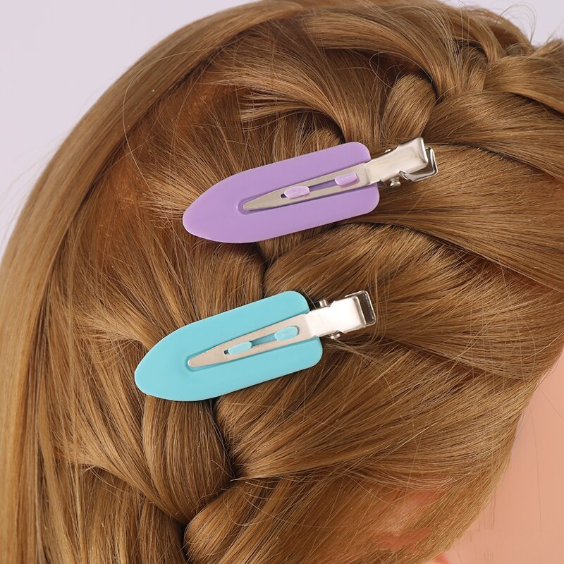 6cm Seamless Hairpin Duckbill Clip Diy Handmade Material Cream Gel Handmade Hairpin Clip Side Clip Accessories display picture 6