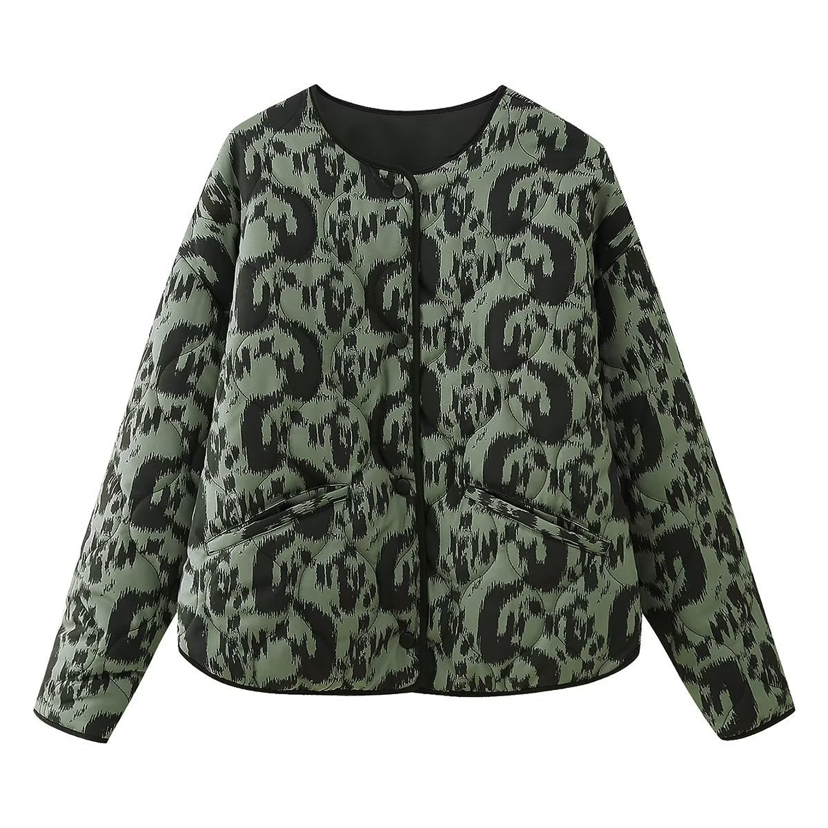 Women's    Own  Wholesale Jacket Animal Print Cotton-padded Jacket Jacket Jacket display picture 2