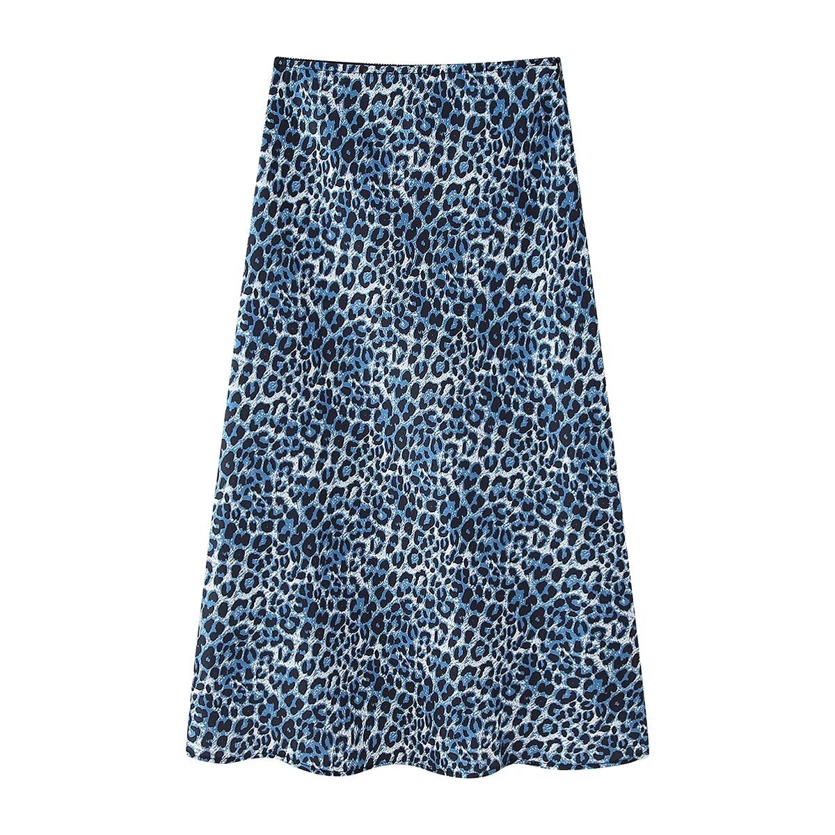 Wholesale  Summer New Women's Animal Print Silk Satin Texture Skirt Women display picture 21