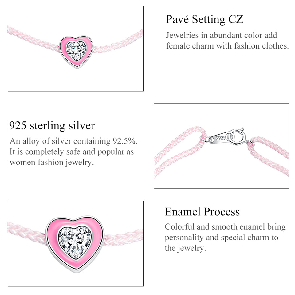 Wholesale Jewelry Sweet Simple Style Heart Shape Sterling Silver Plating Anklet display picture 2