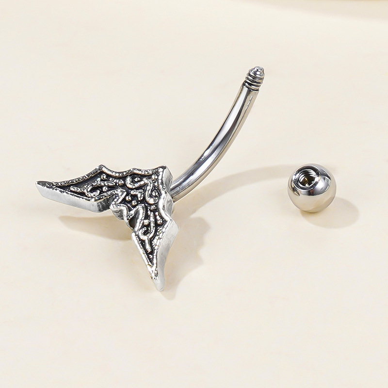 1 Piece Eyebrow Studs Basic Modern Style Classic Style Bat 304 Stainless Steel Eyebrow Studs display picture 4