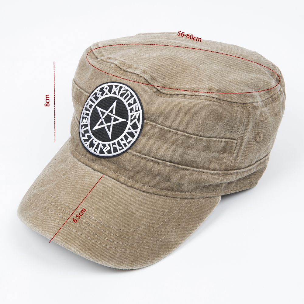 Men's Casual Geometric Star Embroidery Curved Eaves Ivy Cap display picture 1