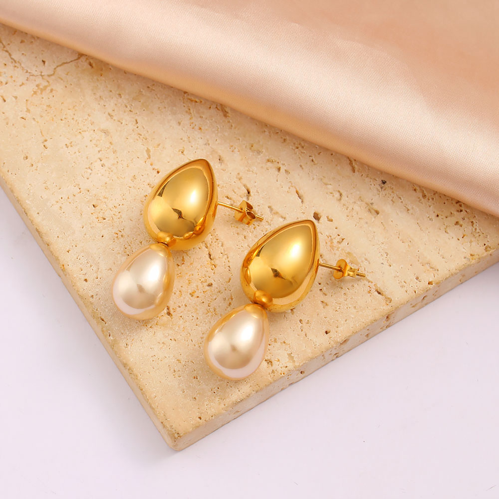 1 Pair Exaggerated Commute Geometric 304 Stainless Steel 316 Stainless Steel  18K Gold Plated Drop Earrings display picture 14