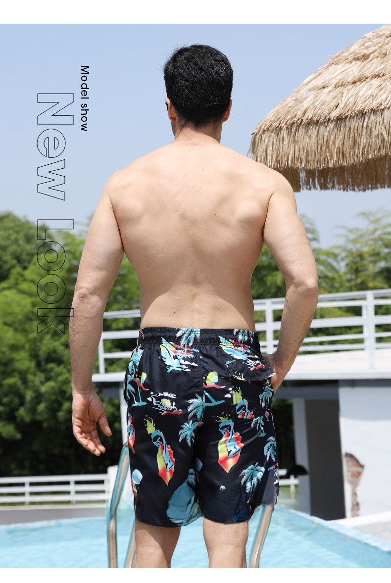 New Summer Beach Pants   Printed Beach Pants Men's Casual Shorts Loose Shorts D2207 display picture 19