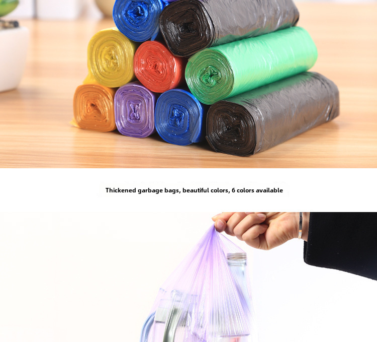 Wholesale 45*50cm Kitchen Household Point Broken Flat Garbage Bags Thickened Classification Plastic Bags Disposable Bags display picture 4