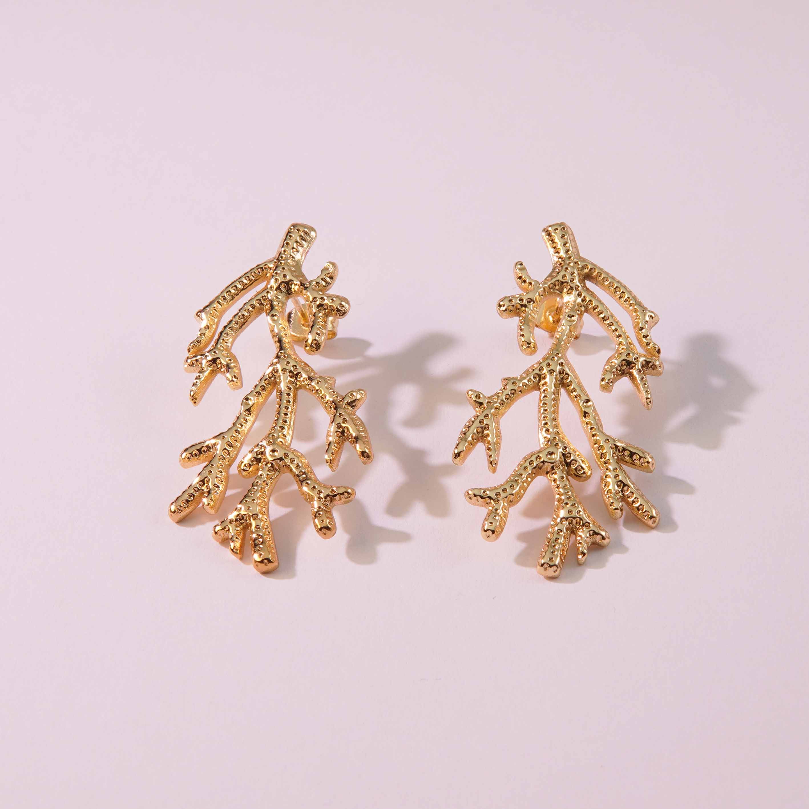 2 Pieces Set Retro French Style Geometric Flower 304 Stainless Steel Imitation Gold  Ear Studs display picture 1