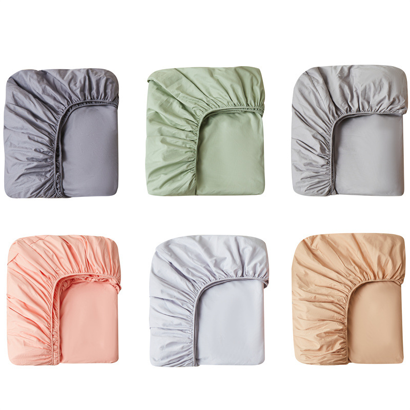 Class A Xinjiang Cotton Long-staple Cotton Bed Hat 100 Cotton Bedspread Simmons Protection Non-slip Cover Wholesale Group Purchase display picture 1