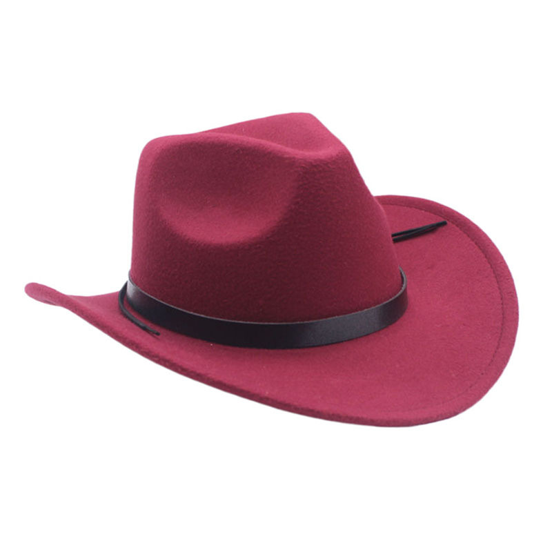 New Fashion Hat Jazz Hat Autumn And Winter Men's And Women's Big Brim Simple British Style Top Hat Jazz Hat display picture 11