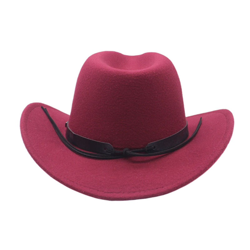 New Fashion Hat Jazz Hat Autumn And Winter Men's And Women's Big Brim Simple British Style Top Hat Jazz Hat display picture 13